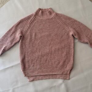 BDG Mauve Pink Mock Neck Sweater